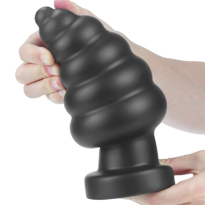 King Sized 7'' Vibrating Anal Cracker - Black 17.8 cm XL Vibrating Butt Plug – Sex toys NZ by Naughtyhut. Discreet delivery nationwide.