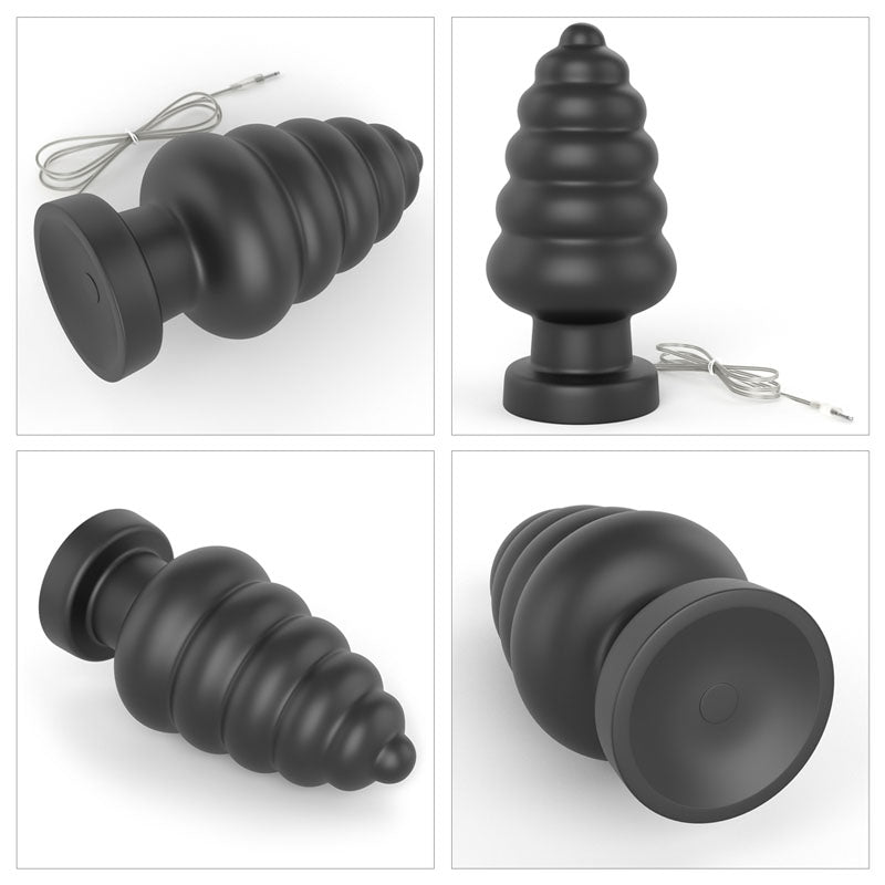 King Sized 7'' Vibrating Anal Cracker - Black 17.8 cm XL Vibrating Butt Plug – Sex toys NZ by Naughtyhut. Discreet delivery nationwide.