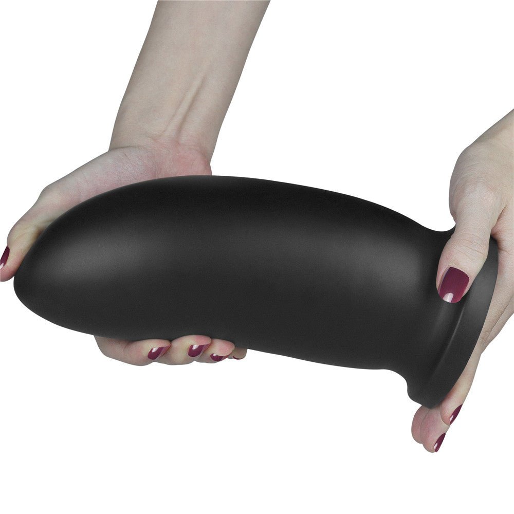 King Sized Anal Bomber - Black 23 cm (9'') Mega Anal Plug – Sex toys NZ by Naughtyhut. Discreet delivery nationwide.
