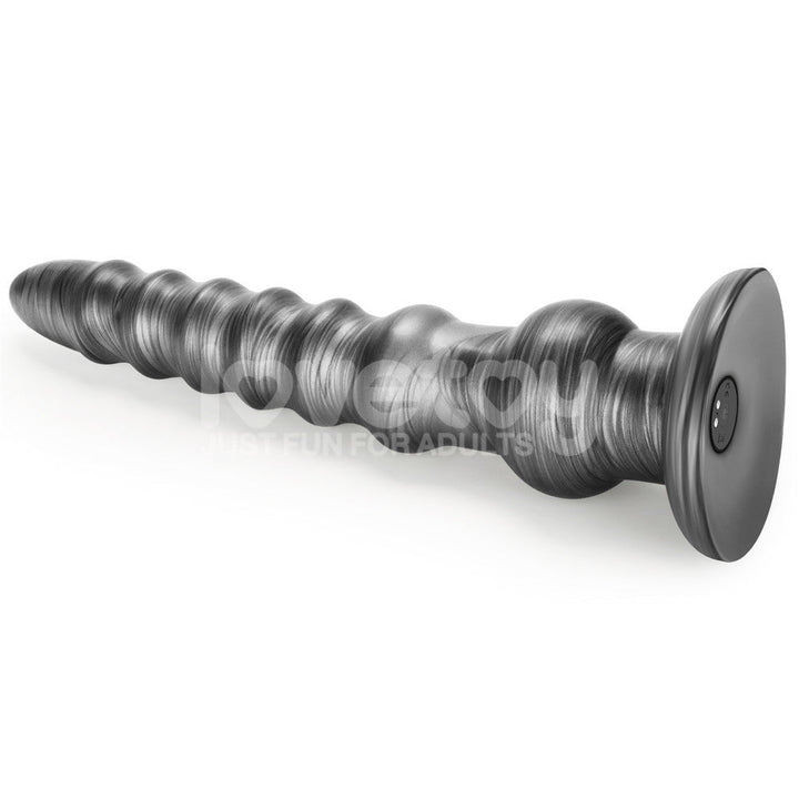 King Sized Vibrating Vibrax Slider - Grey 32.3 cm (12.5'') USB Rechargeable Vibrating Dildo – Sex toys NZ by Naughtyhut. Discreet delivery nationwide.