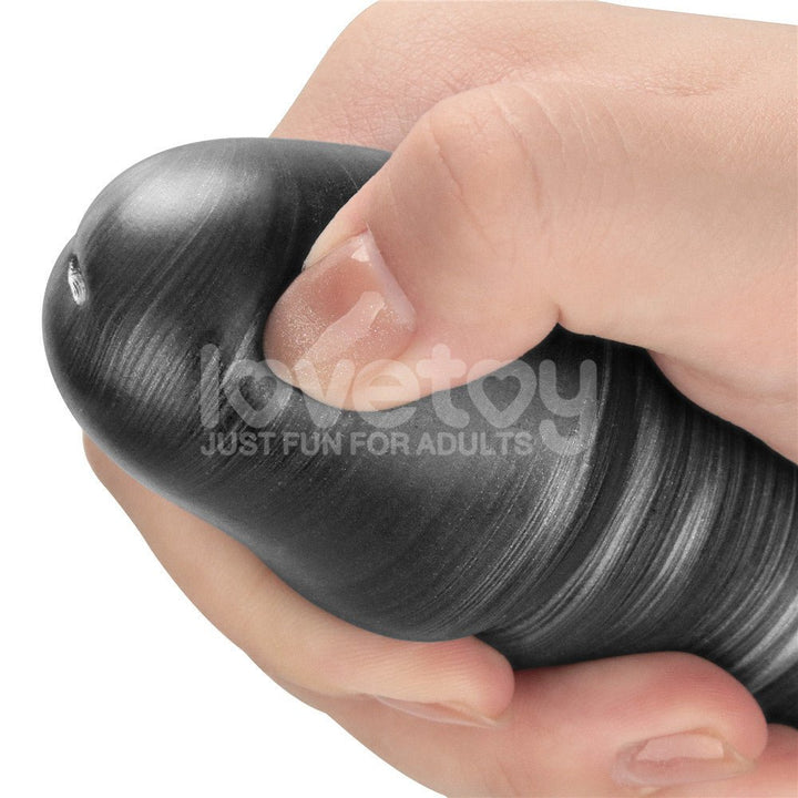 King Sized Vibrating Vibrax Slider - Grey 40.8 cm (16'') USB Rechargeable Vibrating Dildo – Sex toys NZ by Naughtyhut. Discreet delivery nationwide.