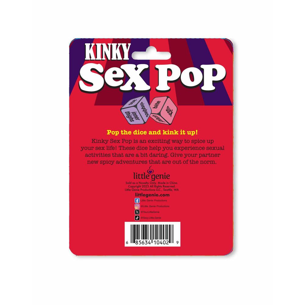 Buy Kinky Sex Pop - Popping Dice Game – Naughtyhut NZ sex toys online. Discreet delivery & top brands.