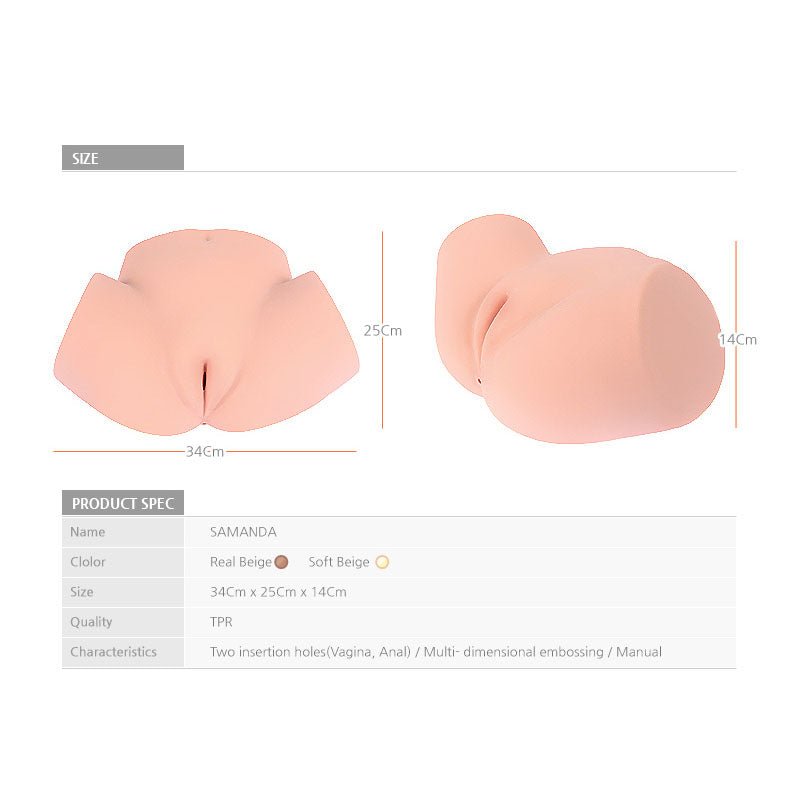 Buy Kokos Big Hip Samanda - Flesh Missionary Style Masturbator – Naughtyhut NZ sex toys online. Discreet delivery & top brands.