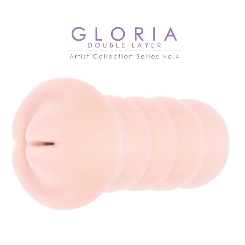 Gloria Double Layer panel, the ribbed sleeve on white showing the narrow slit opening