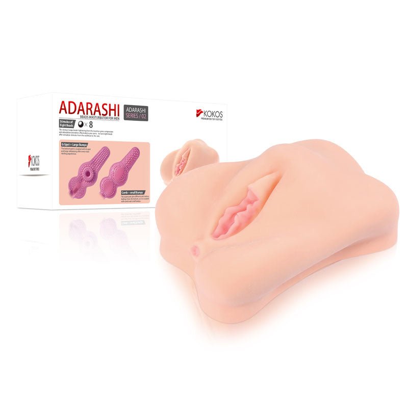 Kokos Mini Adarashi 2 - Flesh Mini Masturbator – Sex toys NZ by Naughtyhut. Discreet delivery nationwide.