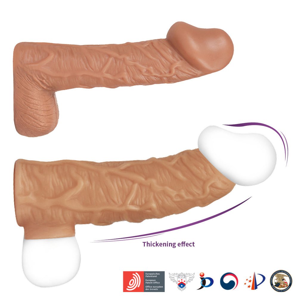Buy Kokos Nude Sleeve 1 - Flesh Penis Extension Sleeve – Naughtyhut NZ sex toys online. Discreet delivery & top brands.
