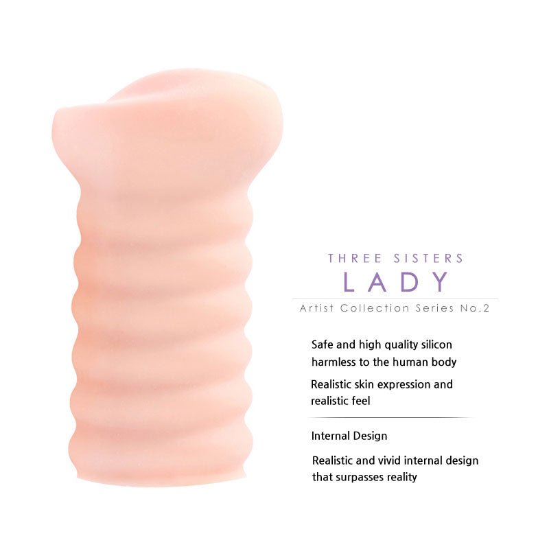Buy Kokos Three Sisters - Lady - Flesh Vagina Stroker – Naughtyhut NZ sex toys online. Discreet delivery & top brands.