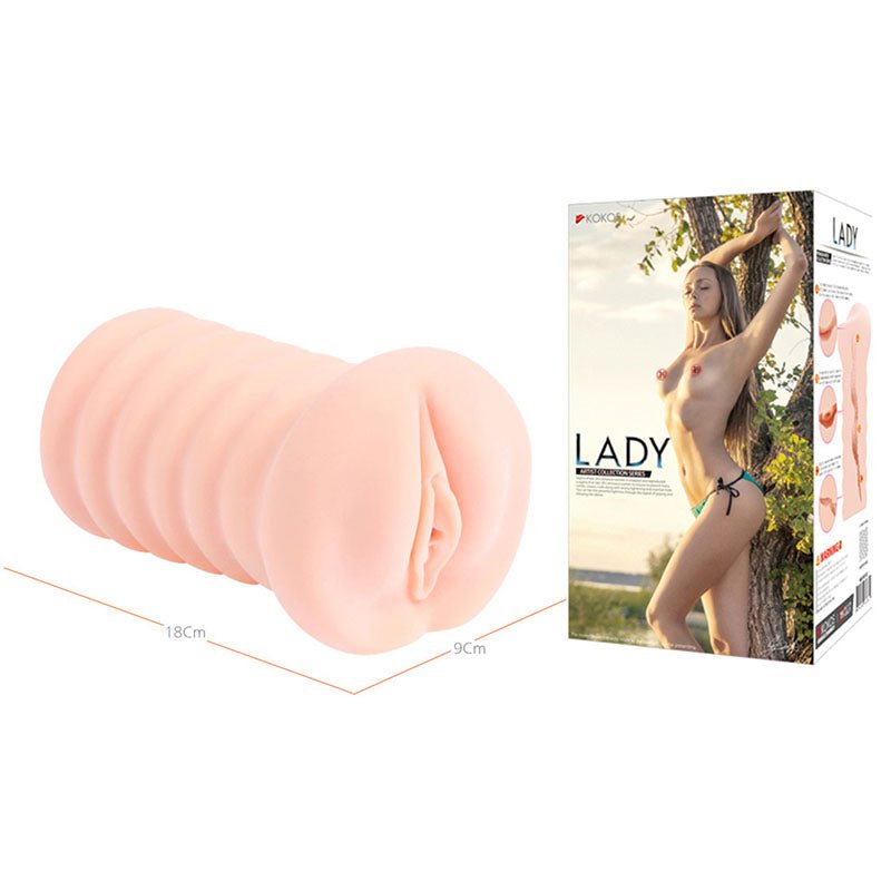 Kokos Three Sisters - Lady - Flesh Vagina Stroker – Sex toys NZ by Naughtyhut. Discreet delivery nationwide.