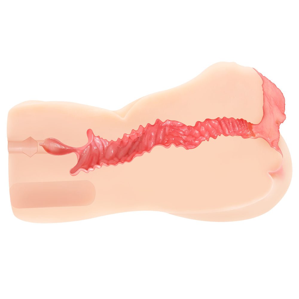 Buy Kokos Vanilla Onahole 004 - Flesh Dual Layer Vagina Stroker – Naughtyhut NZ sex toys online. Discreet delivery & top brands.
