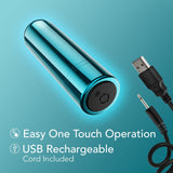 Buy Kool Vibes - Rechargeable Mini Bullet - Blueberry - Blueberry 6.4 cm USB Rechargeable Bullet – Naughtyhut NZ sex toys online. Discreet delivery & top brands.