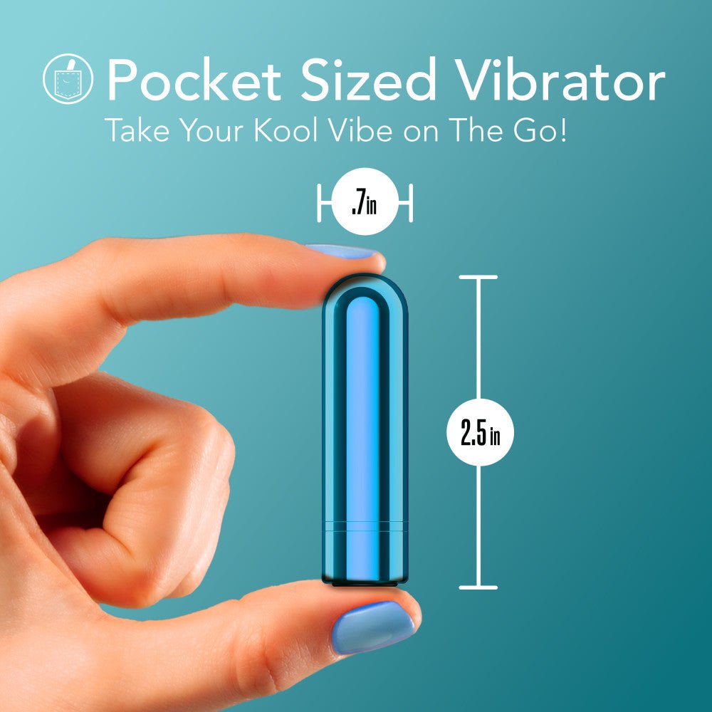Buy Kool Vibes - Rechargeable Mini Bullet - Blueberry - Blueberry 6.4 cm USB Rechargeable Bullet – Naughtyhut NZ sex toys online. Discreet delivery & top brands.