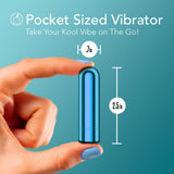 Buy Kool Vibes - Rechargeable Mini Bullet - Blueberry - Blueberry 6.4 cm USB Rechargeable Bullet – Naughtyhut NZ sex toys online. Discreet delivery & top brands.