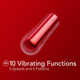 Buy Kool Vibes - Rechargeable Mini Bullet - Cherry - Red 6.4 cm USB Rechargeable Bullet – Naughtyhut NZ sex toys online. Discreet delivery & top brands.