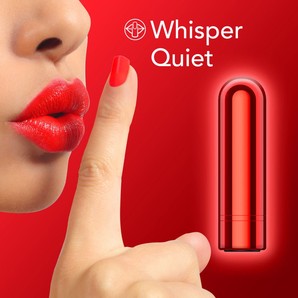 Buy Kool Vibes - Rechargeable Mini Bullet - Cherry - Red 6.4 cm USB Rechargeable Bullet – Naughtyhut NZ sex toys online. Discreet delivery & top brands.