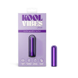Buy Kool Vibes - Rechargeable Mini Bullet - Grape - Purple 6.4 cm USB Rechargeable Bullet – Naughtyhut NZ sex toys online. Discreet delivery & top brands.