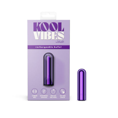 Buy Kool Vibes - Rechargeable Mini Bullet - Grape - Purple 6.4 cm USB Rechargeable Bullet – Naughtyhut NZ sex toys online. Discreet delivery & top brands.