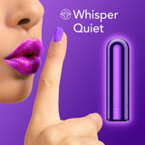 Buy Kool Vibes - Rechargeable Mini Bullet - Grape - Purple 6.4 cm USB Rechargeable Bullet – Naughtyhut NZ sex toys online. Discreet delivery & top brands.
