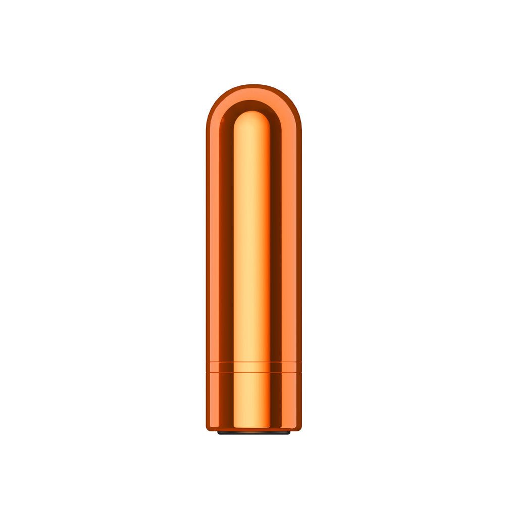 Buy Kool Vibes - Rechargeable Mini Bullet - Tangerine - Orange 6.4 cm USB Rechargeable Bullet – Naughtyhut NZ sex toys online. Discreet delivery & top brands.