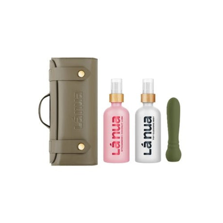 Buy La Nua Gift Bag 2 - Ultra Bullet + 100Ml Mist Toy Cleaner + 100Ml Strawberry Coconut Lube – Naughtyhut NZ sex toys online. Discreet delivery & top brands.