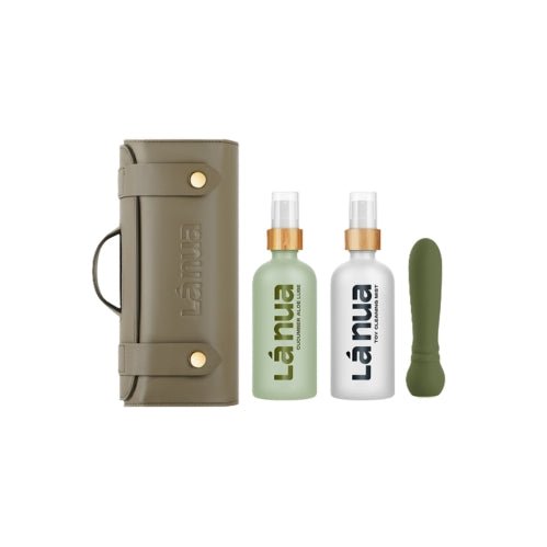 Buy La Nua Gift Bag 5 - Ultra Bullet + 100Ml Mist Toy Cleaner + 100Ml Cucumber Aloe Lube – Naughtyhut NZ sex toys online. Discreet delivery & top brands.