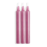 Buy LaCire Drip Pillar Candles - Violet - Violet Drip Candles - Set of 3 – Naughtyhut NZ sex toys online. Discreet delivery & top brands.
