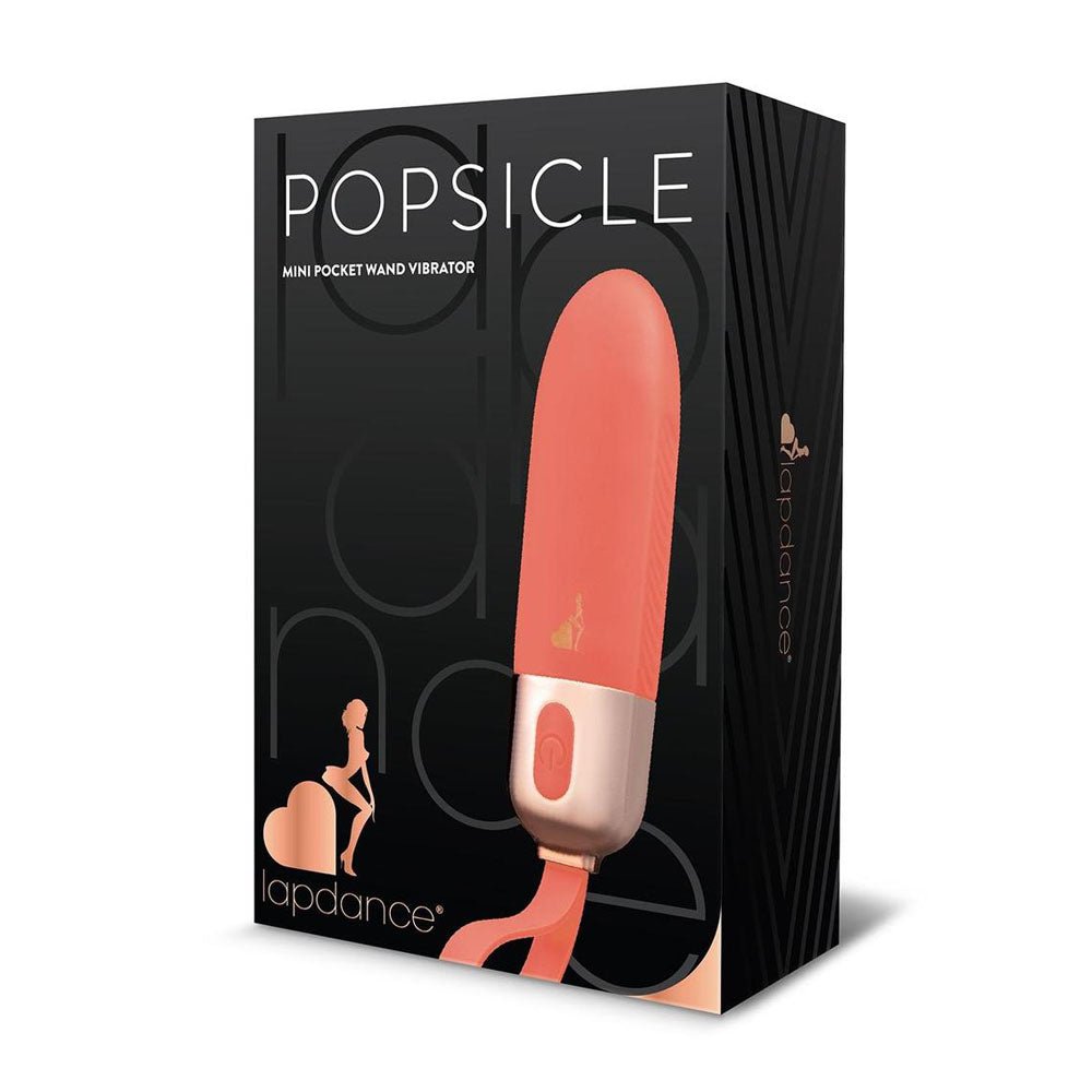 Buy LAPDANCE Popsicle Mini Pocket Wand - Pink 12 cm USB Rechargeable Bullet – Naughtyhut NZ sex toys online. Discreet delivery & top brands.
