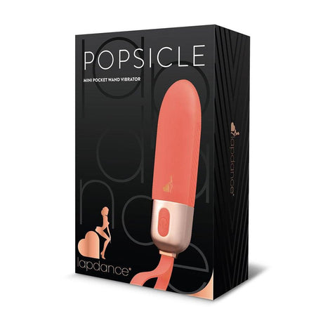 Buy LAPDANCE Popsicle Mini Pocket Wand - Pink 12 cm USB Rechargeable Bullet – Naughtyhut NZ sex toys online. Discreet delivery & top brands.
