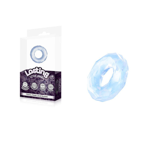 Buy Lasting Love Ring - Clear - Clear Cock Ring – Naughtyhut NZ sex toys online. Discreet delivery & top brands.