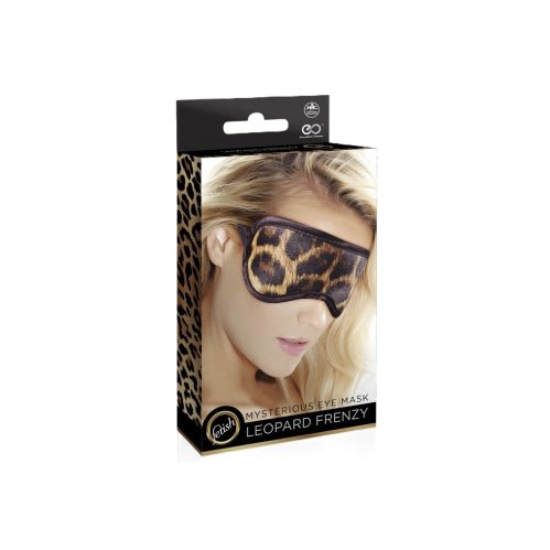 Leopard PU Leather Eye Mask – Sex toys NZ by Naughtyhut. Discreet delivery nationwide.