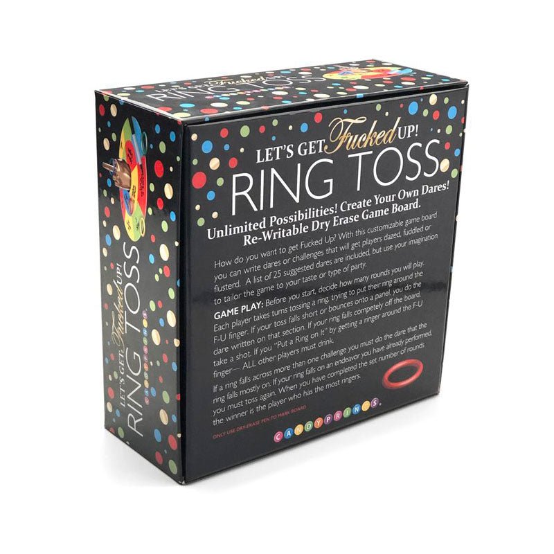 Buy Lets Get Fucked Up Ring Toss - Adult Party Game – Naughtyhut NZ sex toys online. Discreet delivery & top brands.