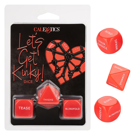 Buy Let's Get Kinky Dice – Naughtyhut NZ sex toys online. Discreet delivery & top brands.