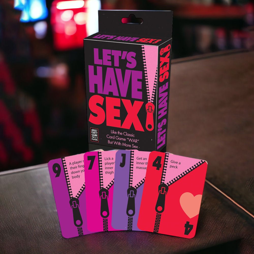 Buy Let's Have Sex - Naughty Card Game – Naughtyhut NZ sex toys online. Discreet delivery & top brands.
