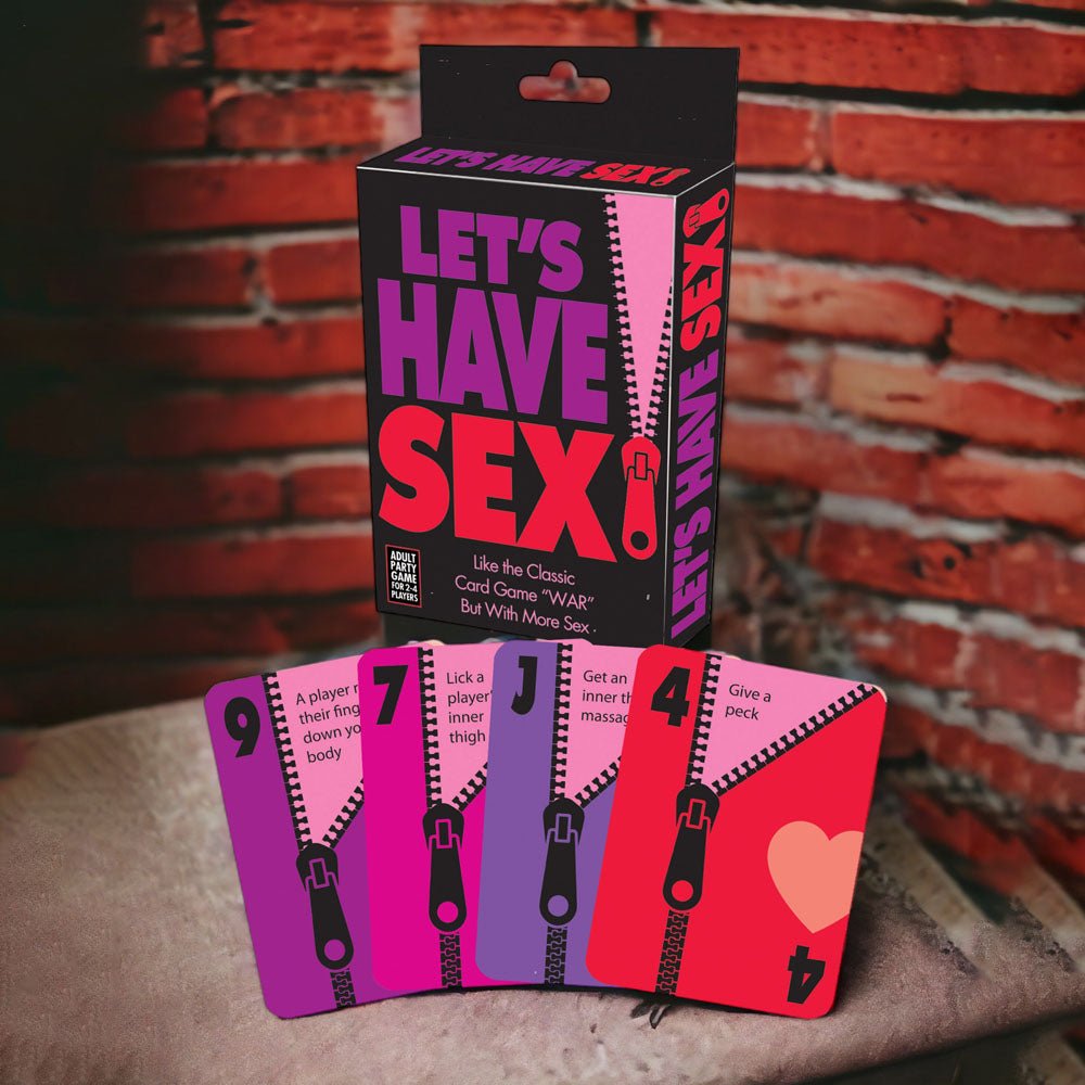 Buy Let's Have Sex - Naughty Card Game – Naughtyhut NZ sex toys online. Discreet delivery & top brands.