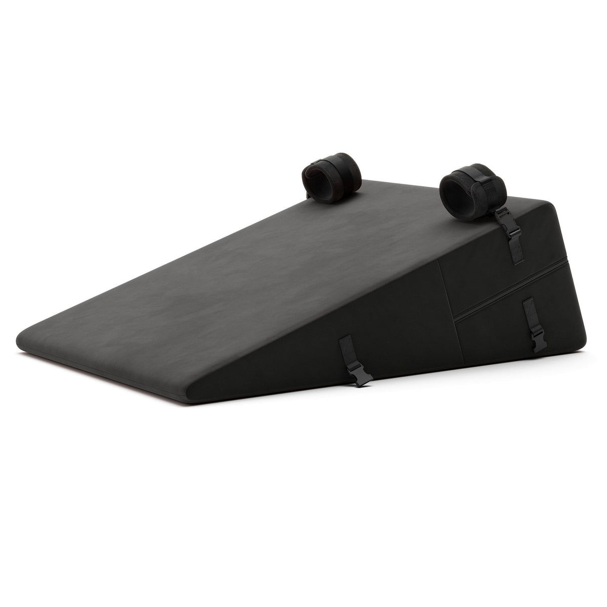 Liberator Black Label Ramp in black with wrist cuffs attached, on white