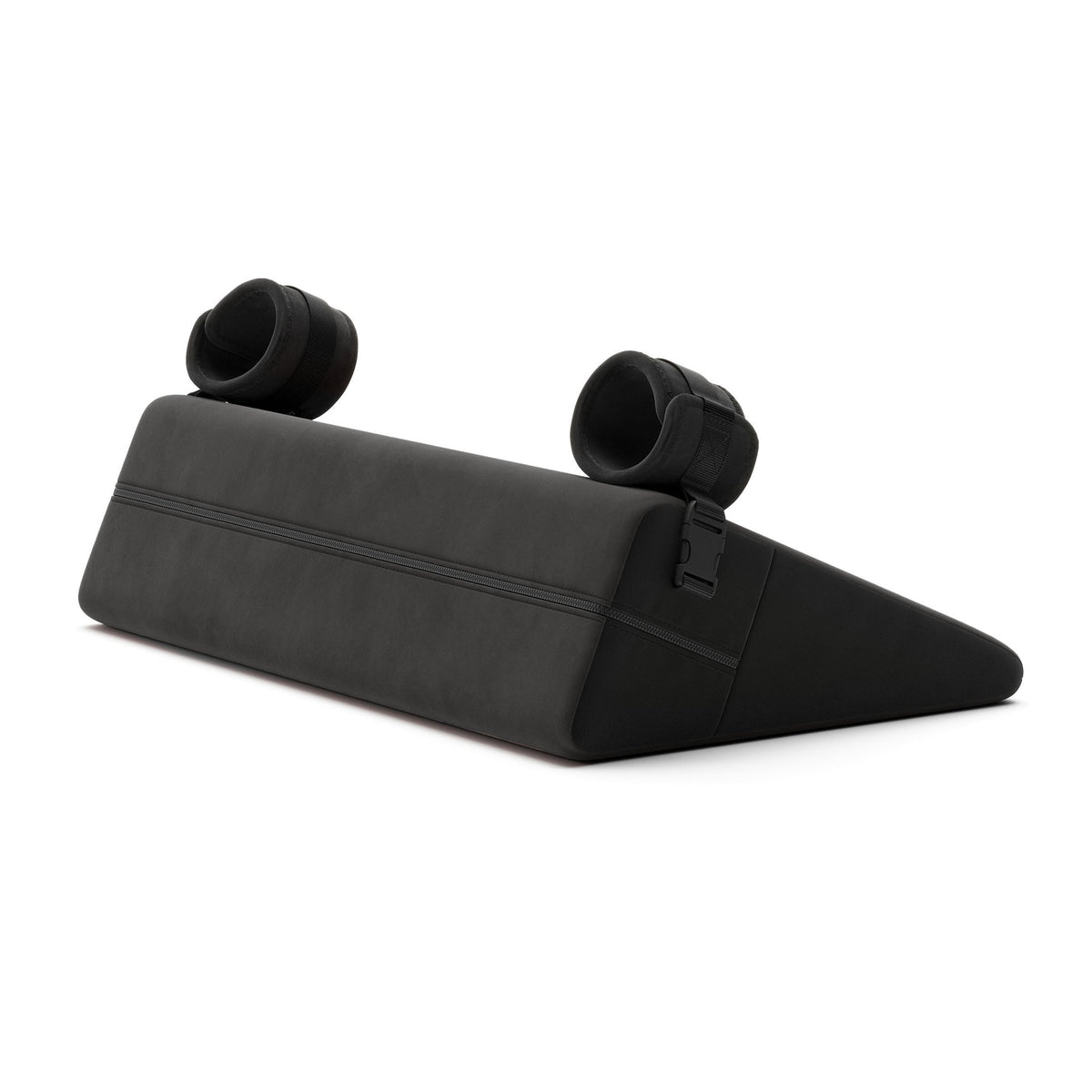 Black Label Wedge from the back, showing the zip and cuff straps