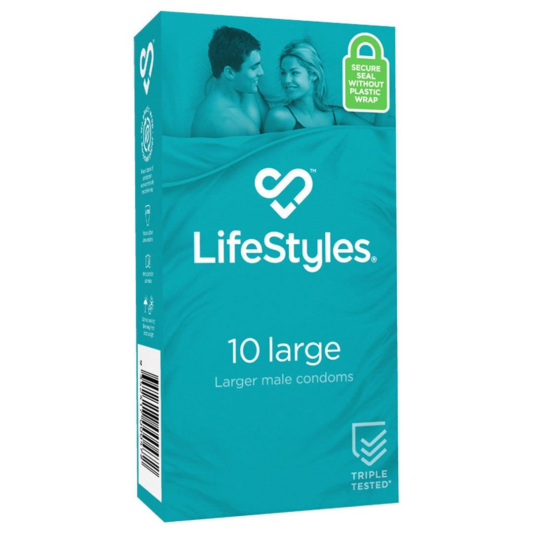 Lifestyles Large 10's – Sex toys NZ by Naughtyhut. Discreet delivery nationwide.