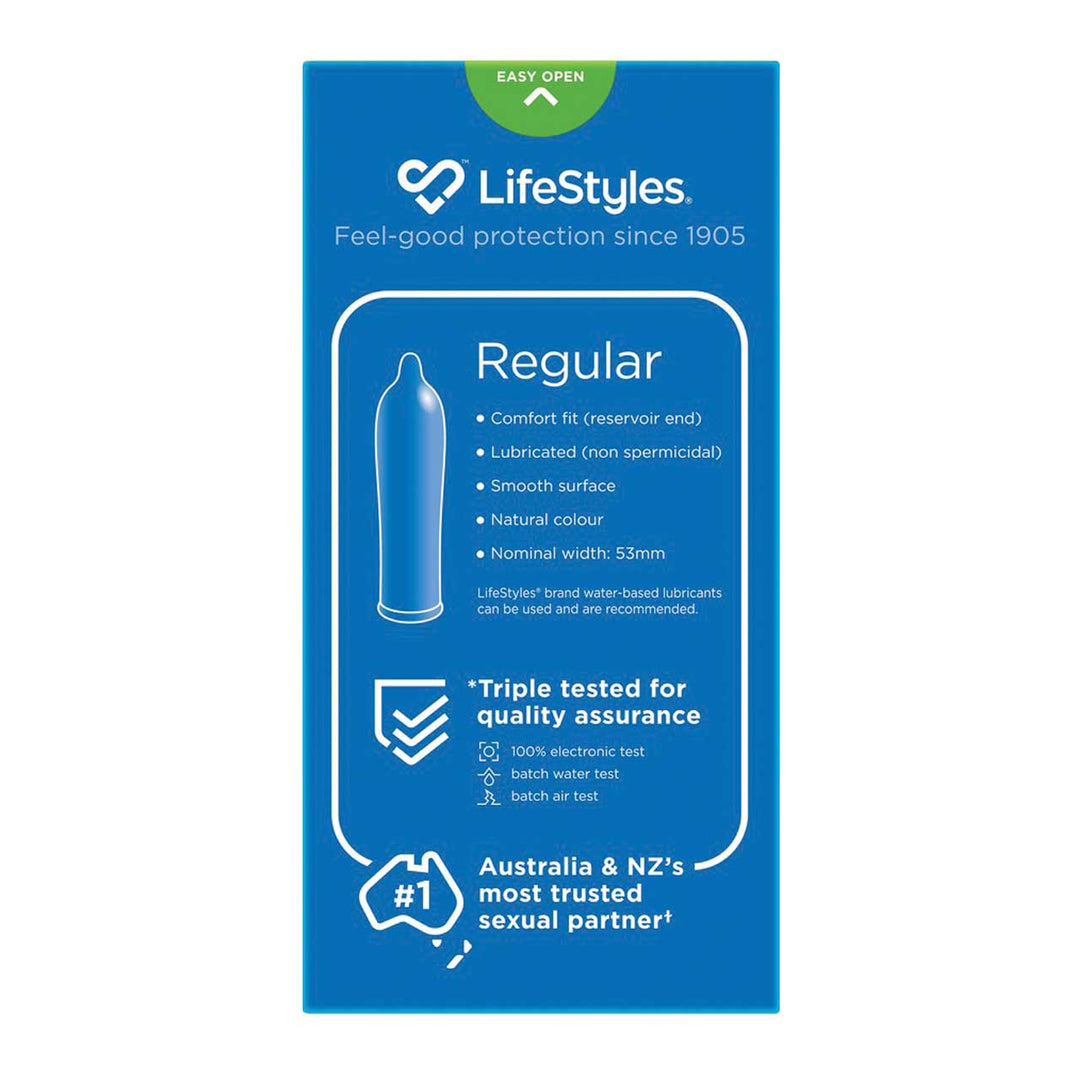 LifeStyles® Regular 10pk – Sex toys NZ by Naughtyhut. Discreet delivery nationwide.
