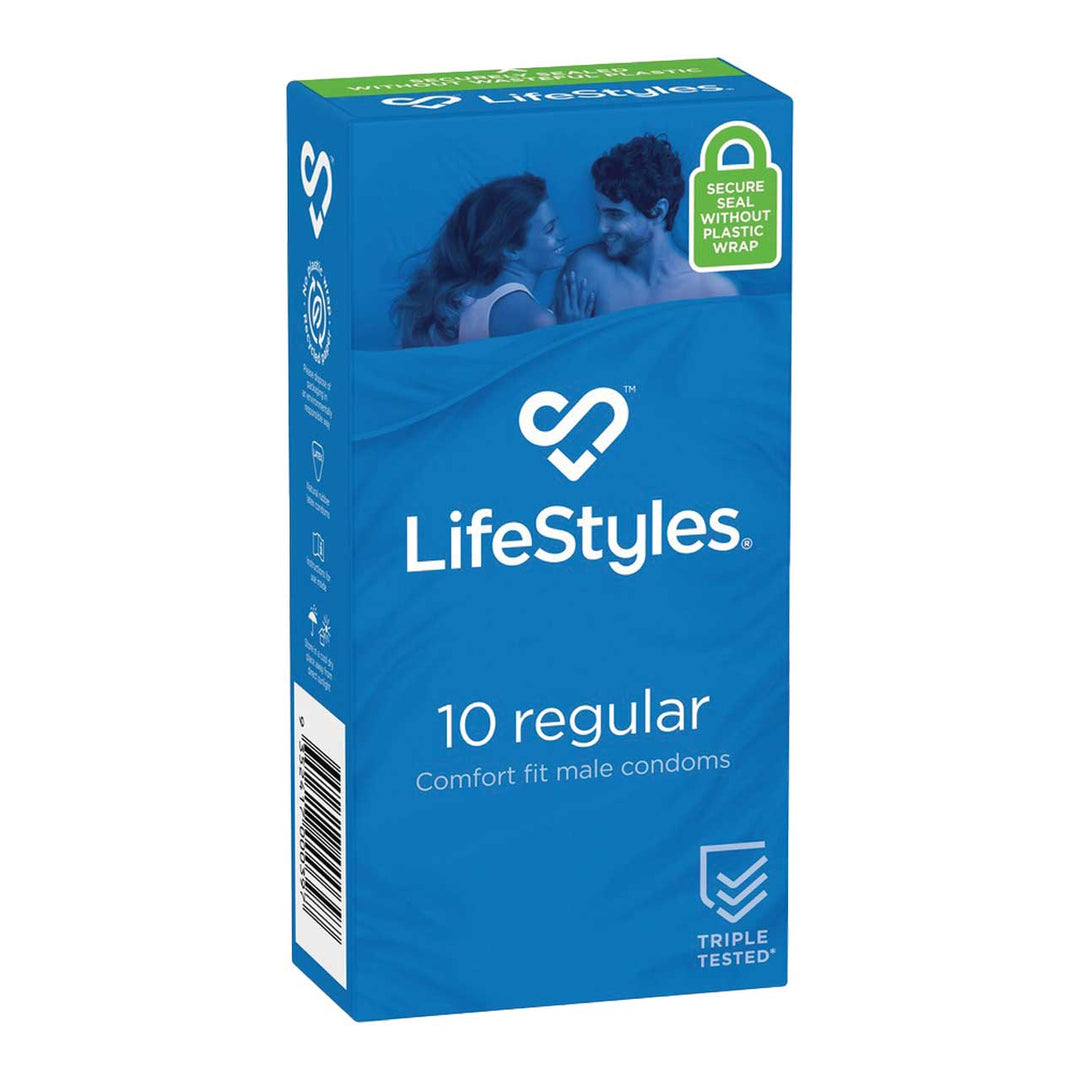 LifeStyles® Regular 10pk – Sex toys NZ by Naughtyhut. Discreet delivery nationwide.