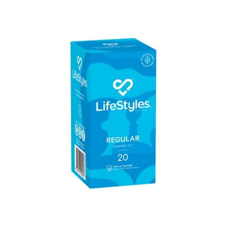 Buy LifeStyles Regular 20'S – Naughtyhut NZ sex toys online. Discreet delivery & top brands.