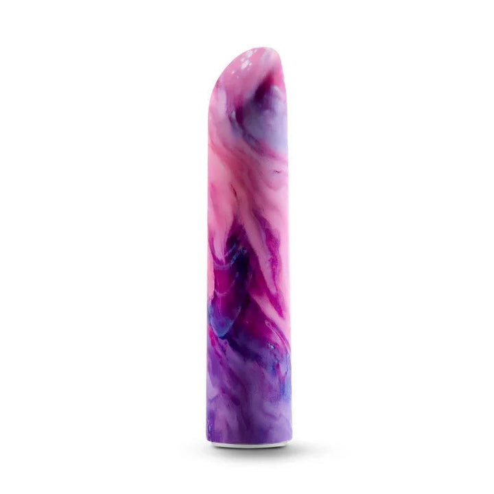 Entangle power bullet upright on white, pink and violet swirls across the shaft