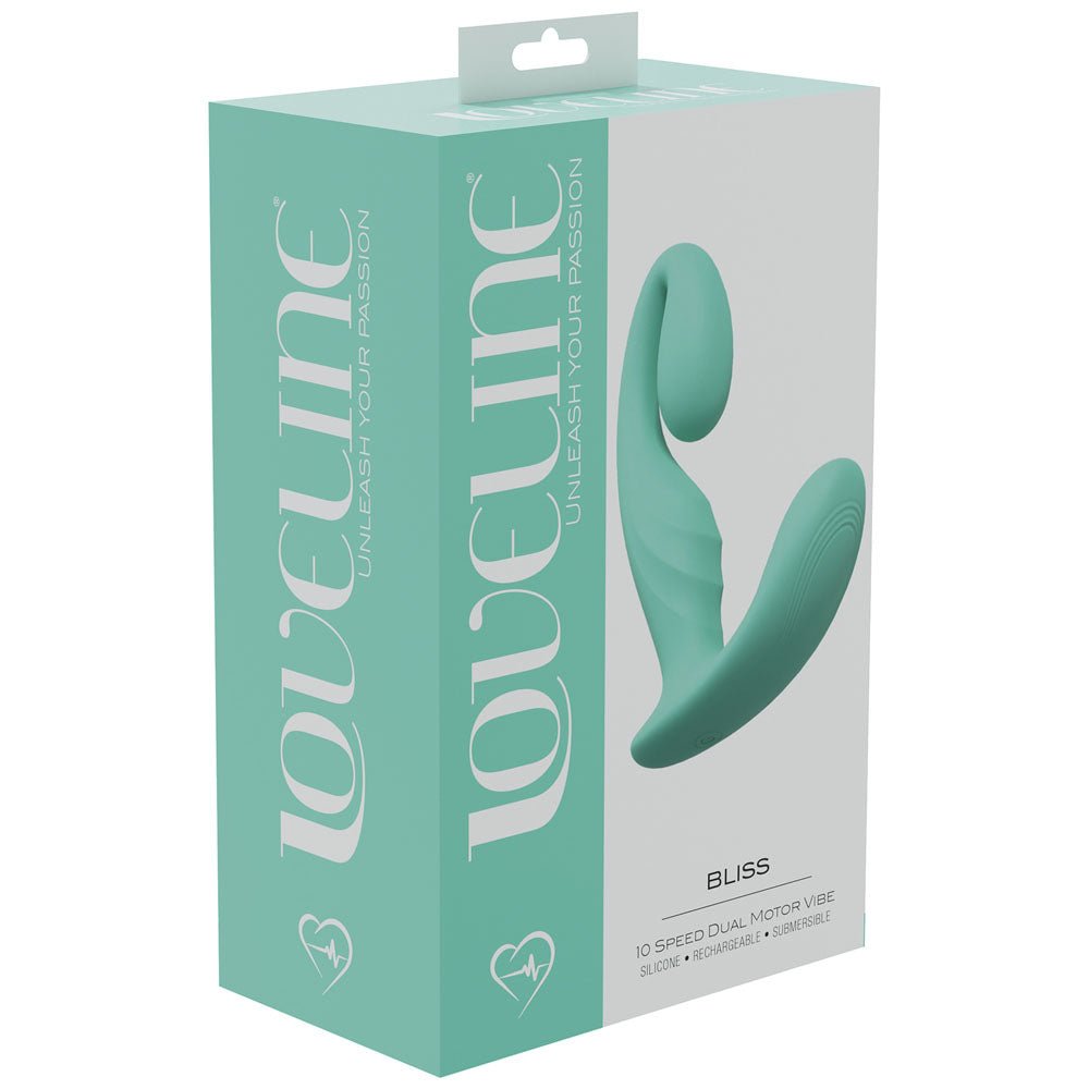 LOVELINE Bliss - Green - Green 11.5 cm USB Rechargeable Vibrator – Sex toys NZ by Naughtyhut. Discreet delivery nationwide.
