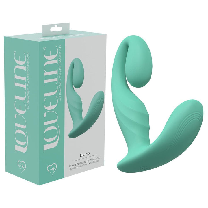 LOVELINE Bliss - Green - Green 11.5 cm USB Rechargeable Vibrator – Sex toys NZ by Naughtyhut. Discreet delivery nationwide.