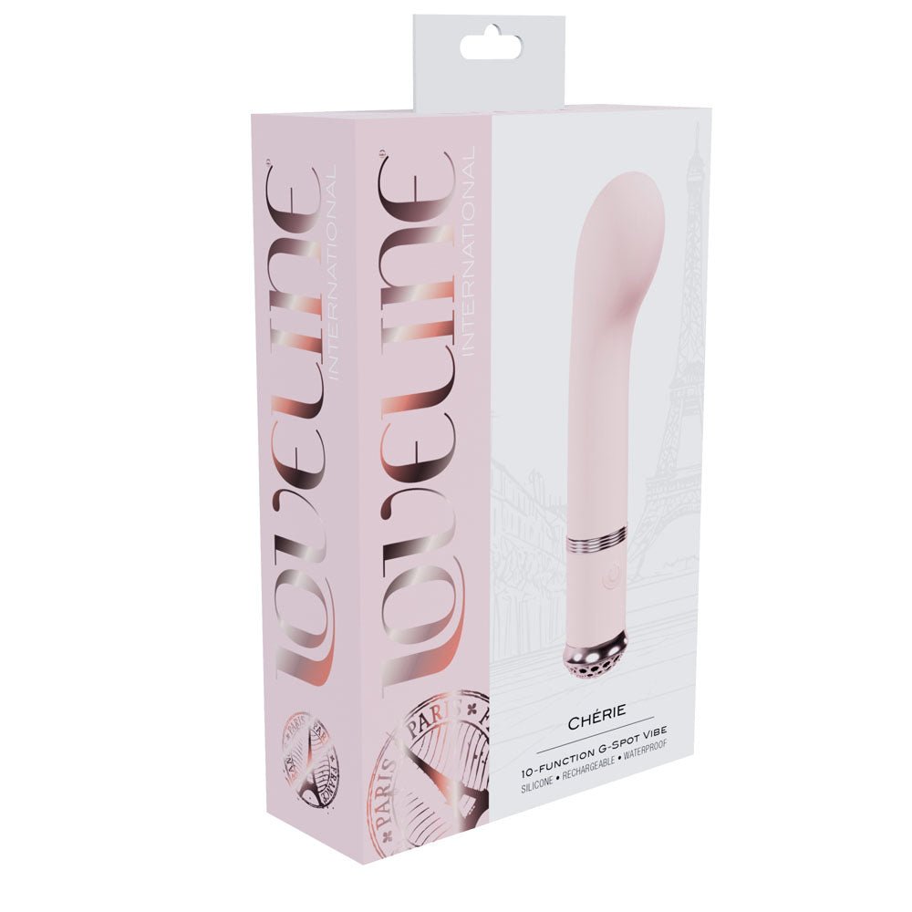 LOVELINE Cherie - Pink - Pink 14 cm USB Rechargeable Vibrator – Sex toys NZ by Naughtyhut. Discreet delivery nationwide.
