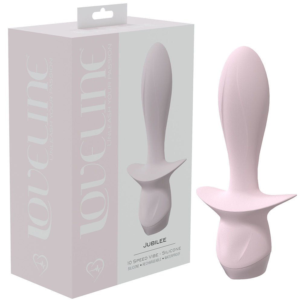 LOVELINE Jubilee - Pink 13.5 cm USB Rechargeable Vibrating Anal Plug – Sex toys NZ by Naughtyhut. Discreet delivery nationwide.