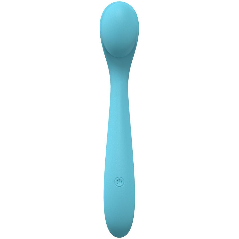 LOVELINE Juicy - Blue - Blue 21.5 cm USB Rechargeable Vibrator – Sex toys NZ by Naughtyhut. Discreet delivery nationwide.