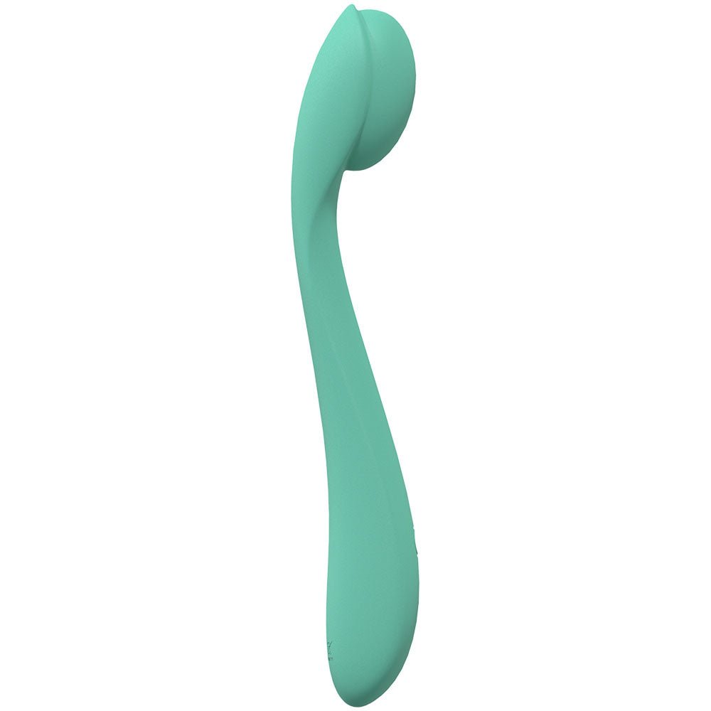 LOVELINE Juicy - Green - GReen 21.5 cm USB Rechargeable Vibrator – Sex toys NZ by Naughtyhut. Discreet delivery nationwide.