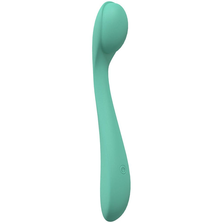 LOVELINE Juicy - Green - GReen 21.5 cm USB Rechargeable Vibrator – Sex toys NZ by Naughtyhut. Discreet delivery nationwide.