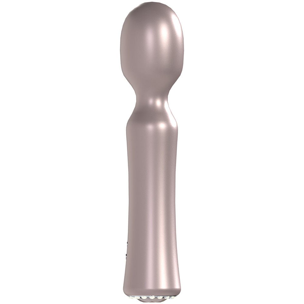 LOVELINE La Perla IV - Pink - Pearlescent Pink 19.2 cm USB Rechargeable Massage Wand – Sex toys NZ by Naughtyhut. Discreet delivery nationwide.
