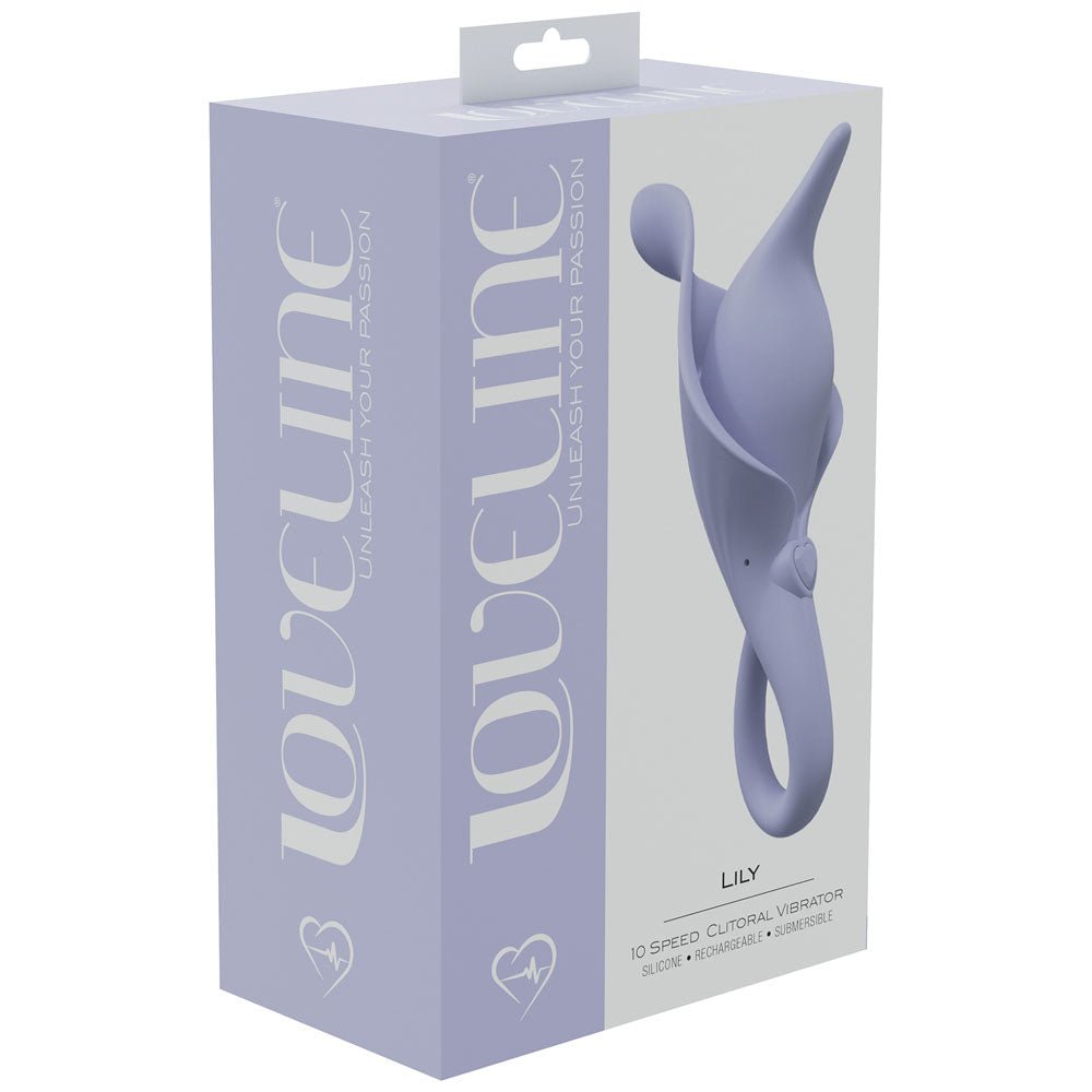 LOVELINE Lily - Lavender - Lavender USB Rechargeable Stimulator – Sex toys NZ by Naughtyhut. Discreet delivery nationwide.