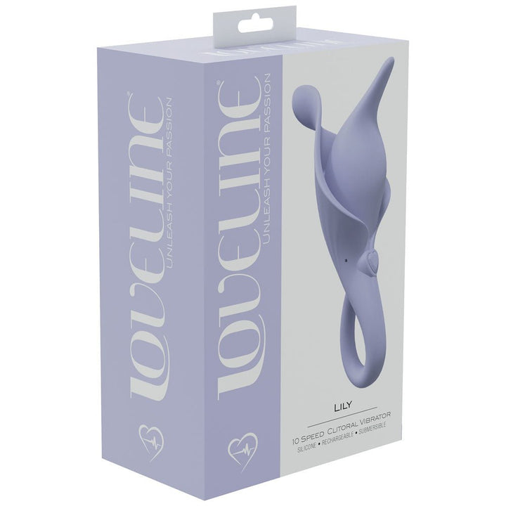 LOVELINE Lily - Lavender - Lavender USB Rechargeable Stimulator – Sex toys NZ by Naughtyhut. Discreet delivery nationwide.